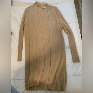 Long Tan Cardigan from Loft